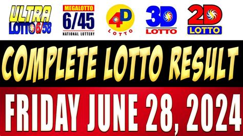 lotto result jun 5 2024|PCSO Lotto Result June 5, 2024 .